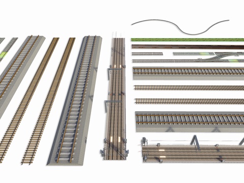 modern railway combination railway track railway train track railway train track railway track railway track