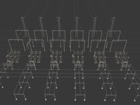 Modern Substation Transformer High Voltage Line Outdoor High Voltage Wire Transformer Outdoor Industrial Wire