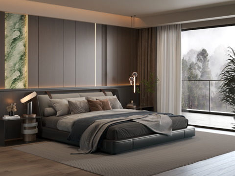 Modern Bedroom Italian Bedroom Bedroom Bed Bedroom Wall