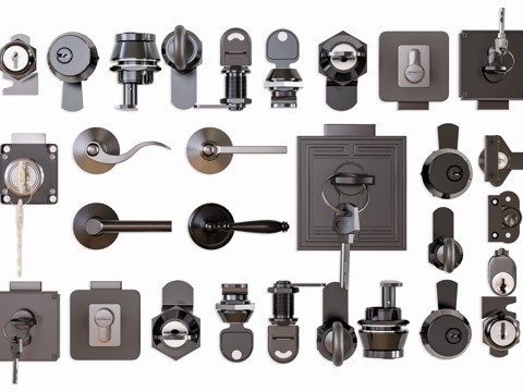 Modern combination lock combination lock key stainless steel lock bolt lock triangle lock cylinder hardware