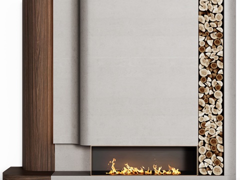 Modern Italian Fireplace