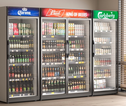 Modern Beverage Vending Machine