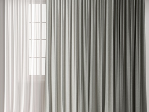 modern fabric curtain gauze curtain