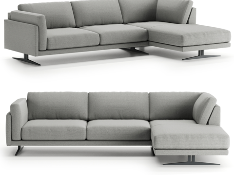 Modern Simple Double Sofa Double Sofa Corner Sofa Simple Sofa Living Room Sofa