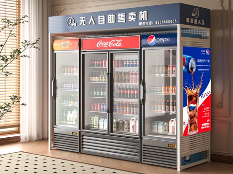 modern unmanned vending machine