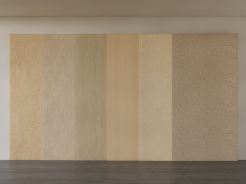 Modern wood veneer birch board marine board