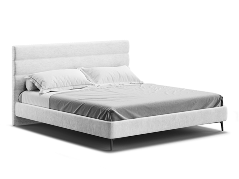 Modern Simple Double Bed Double Bed Simple Bed Bedroom Bed Pillow