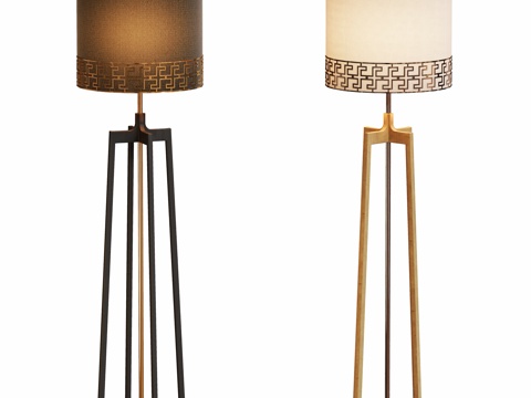 New Chinese Luxury Floor Lamp