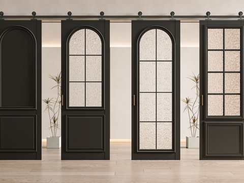 French Middle Ancient sliding door glass door barn door glass barn door glass sliding door