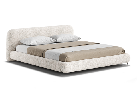 Modern Simple Double Bed Double Bed Simple Bed Bedroom Bed Pillow