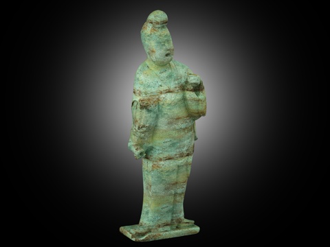 Chinese bronze ware, portrait, pottery figurines, sacrificial offerings, antiques, cultural relics, works of art, Shang and Zhou cultural relics,