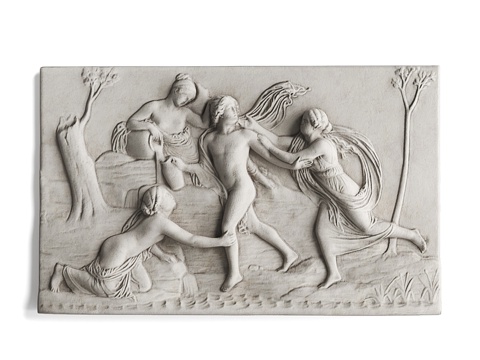 European French Roman wall relief