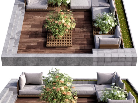 Modern Italian Outdoor Sectional Sofa