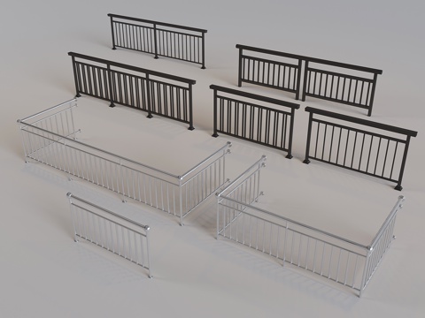 Stainless Steel Fence Protective Fence Wrought Iron Stair Railing Guardrail