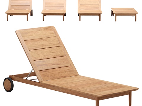 Modern KOSTER sun lounger