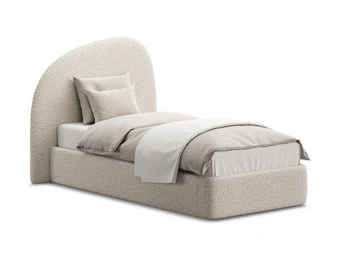 Modern Simple Single Bed Single Bed Simple Bed Bedroom Bed Pillow