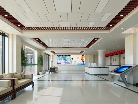 Traditional Chinese Medicine Hospital Hall