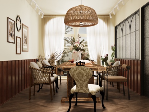 French Western DiningRoom Box French Room Atmosphere Box Atmosphere Hotel Room