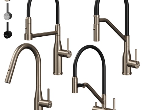 Modern Affordable Luxury Style Gappo Kitchen Faucet