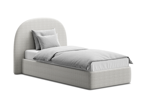 Modern Simple Single Bed Single Bed Pillow