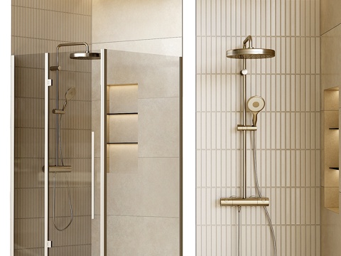 Modern Cream Style shower room