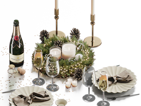 American Christmas Tableware