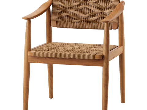 Nordic Simple Chair Chair Simple Chair Rattan Chair Casual Chair