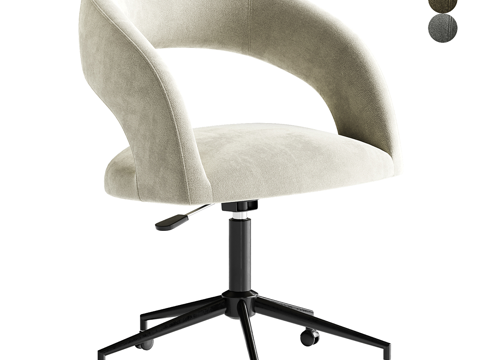 Modern Cream Style Jody Office Chair