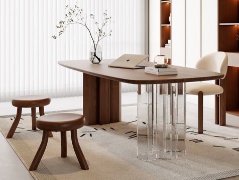 Mid-century Style desk and chair combination