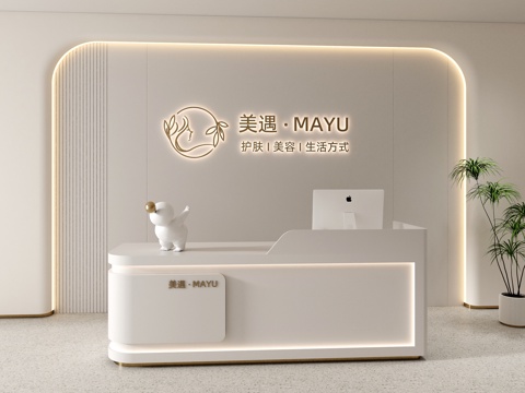 Modern Front Desk Beauty Salon Front Desk Company Front Desk Simple Front Desk Beauty Salon Image Wall Homestay