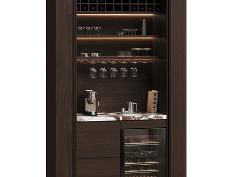 Modern Italian Wine Cabinet