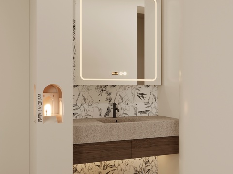 Modern Bathroom Dry Area Bathroom Cabinet