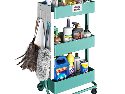 Cleaning Cart Cleaning Supplies