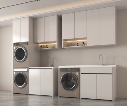 Laundry Cabinet washing machine washing and drying machine