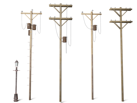 military facilities electric wire poles new rural construction power equipment industrial equipment cyberpon