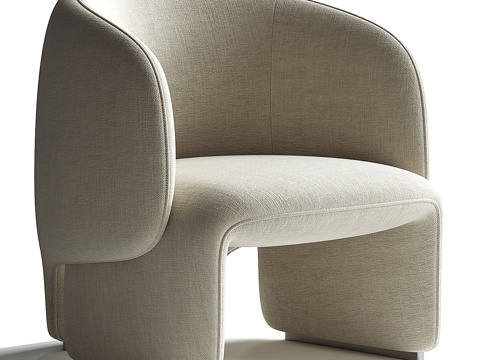 Modern Italian Minimalist Armchair