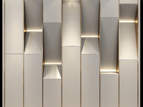 Modern Italian Minimalist Panel Wall Decoration