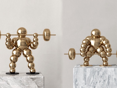 Modern figure sculpture ornaments