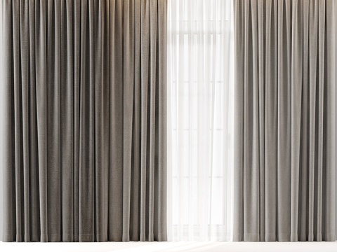 modern fabric curtain gauze curtain