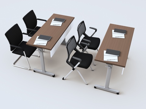 Modern Conference Table and Chair Training Desk and Chair Desk and Chair Folding Training Table