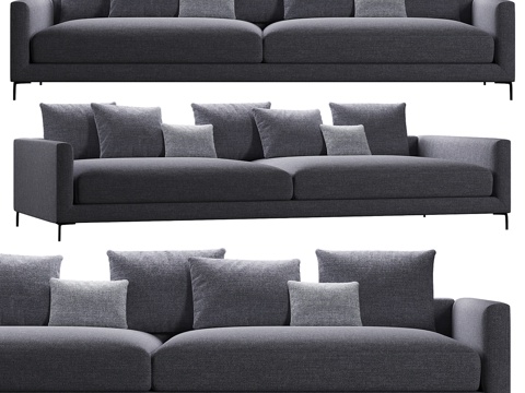 Modern minimalist fabric sofa