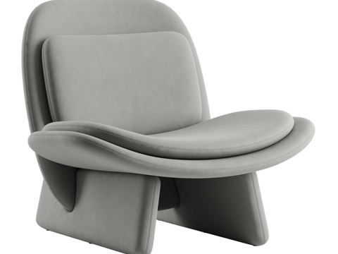 Modern Italian Minimalist Baxter ELLI Armchair