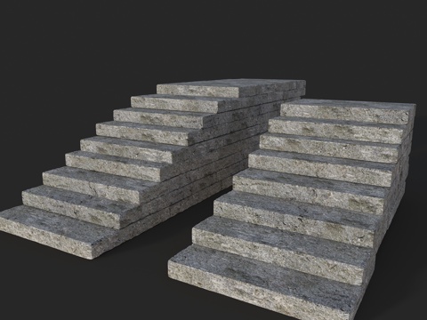 Green Slab Steps Park Steps Old Slab Steps Country Stone Steps Natural Slab Steps