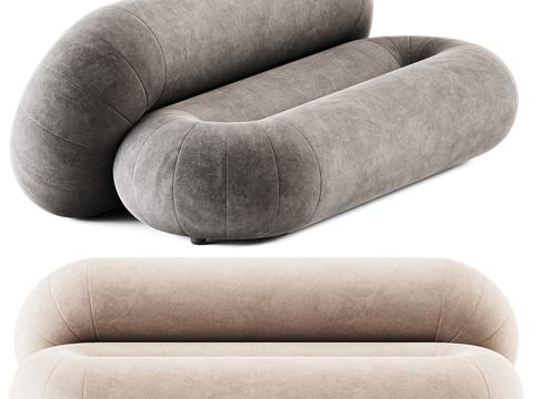 Modern Cream Style Sancal Loop Casual Sofa