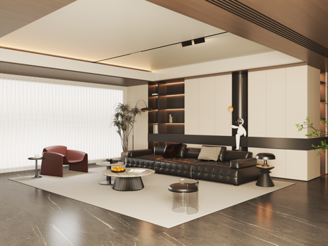 Modern Italian Living Room Home Living Room Sofa Coffee Table Combination