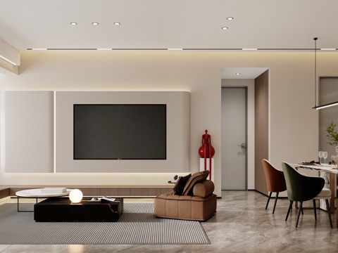 Modern Living&Dining Room
