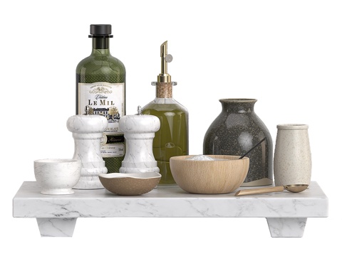 Modern Cream Style Kitchen Supplies