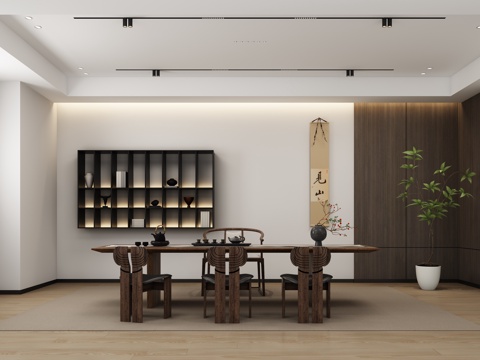 Modern Zen Tea Room