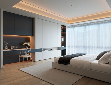 Modern Bedroom End Cabinet