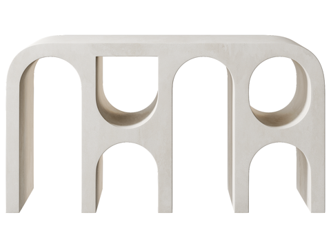 Nordic Bloomstone Entrance Table